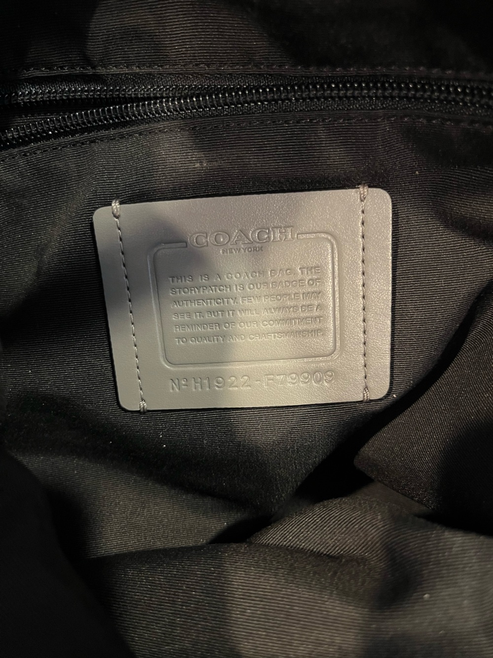 Coach Signature Drawstring Backpack - Picture 15 of 17